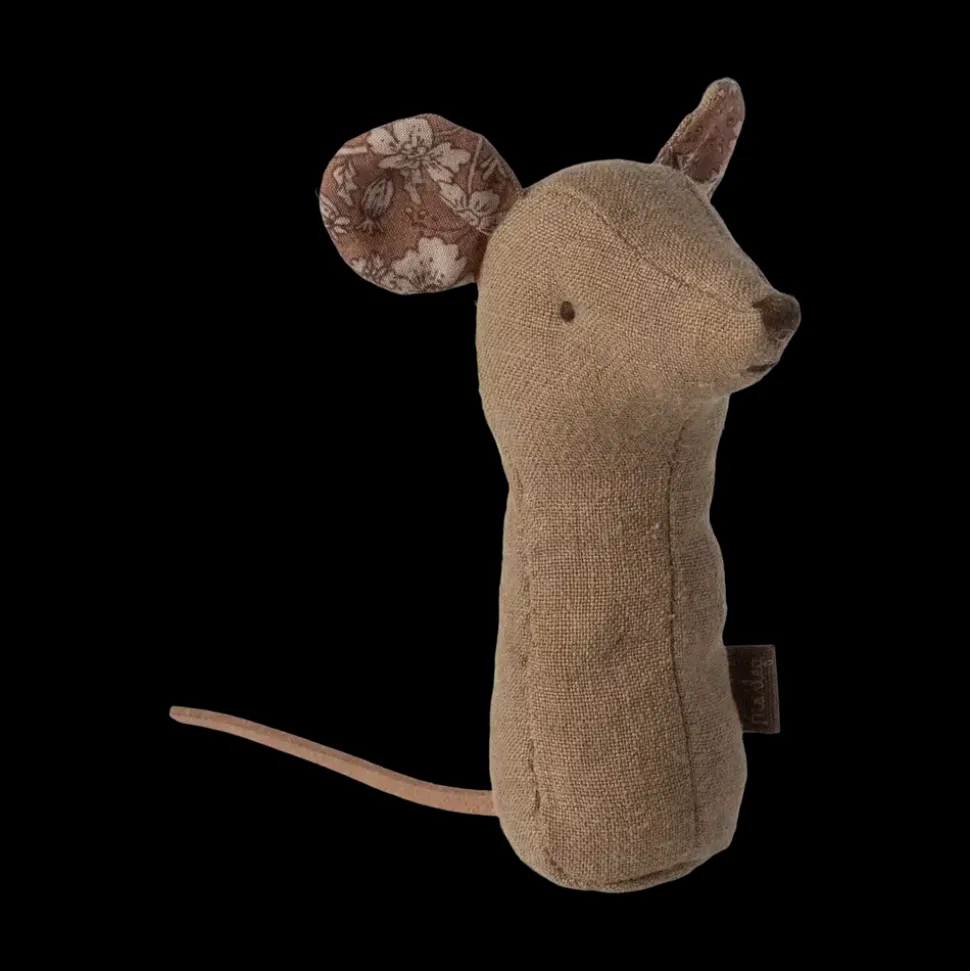 maileg_lullaby_friends_mo_0.webp Maileg Lullaby Friends Mouse Rattle - Light Umber