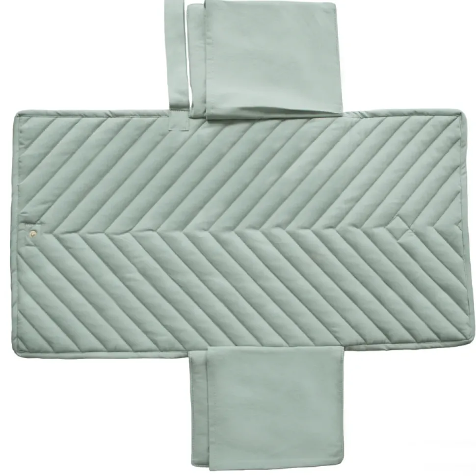 mushie_changing_pad__roma_1.webp Mushie Changing Pad - Roman Green
