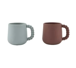 OyOy Mellow Cup 2-pack - Choko / Pale Mint