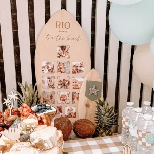 Personalised Photo Board - Surf Board Design