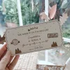 Personalised Santa Official Nice List Wooden Ticket