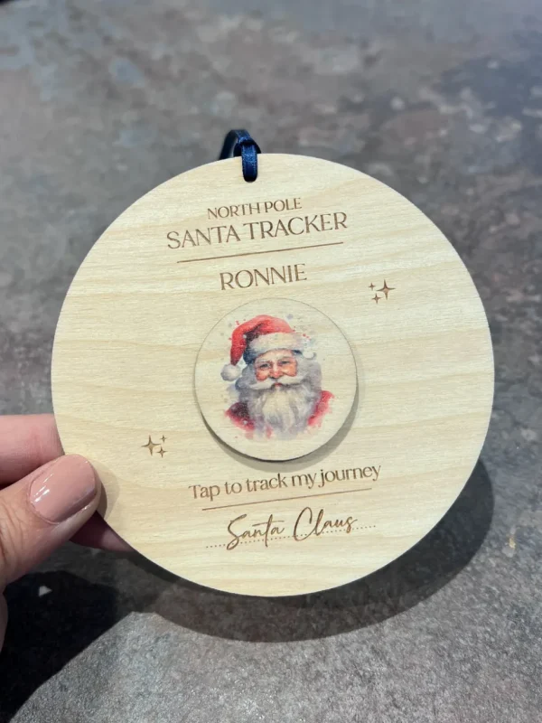 Personalised Santa Tracker - Circle Design
