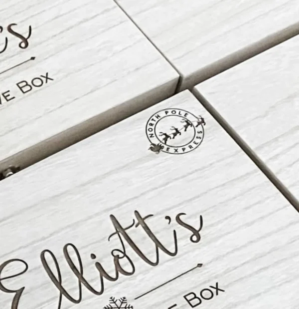 Personalised Wooden Christmas Eve Box