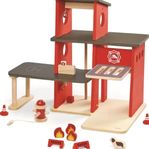 Plan Toys Wooden Fire Station