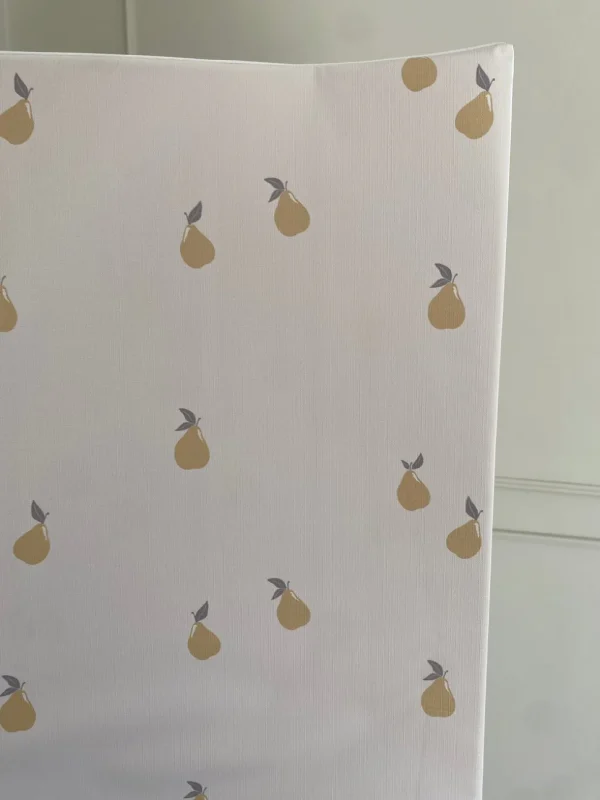 Ralphie Bear Anti-Roll Wedge Baby Changing Mat - Pears