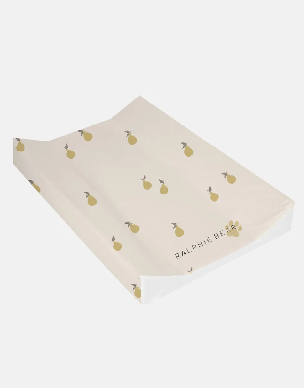 ralphie_bear_antiroll_wed_4.webp Ralphie Bear Anti-Roll Wedge Baby Changing Mat - Pears