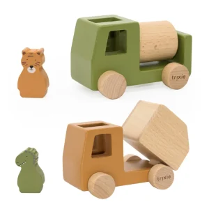 Trixie Animal Construction Cars Set