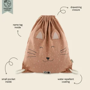 Trixie Drawstring Bag - Mrs. Cat