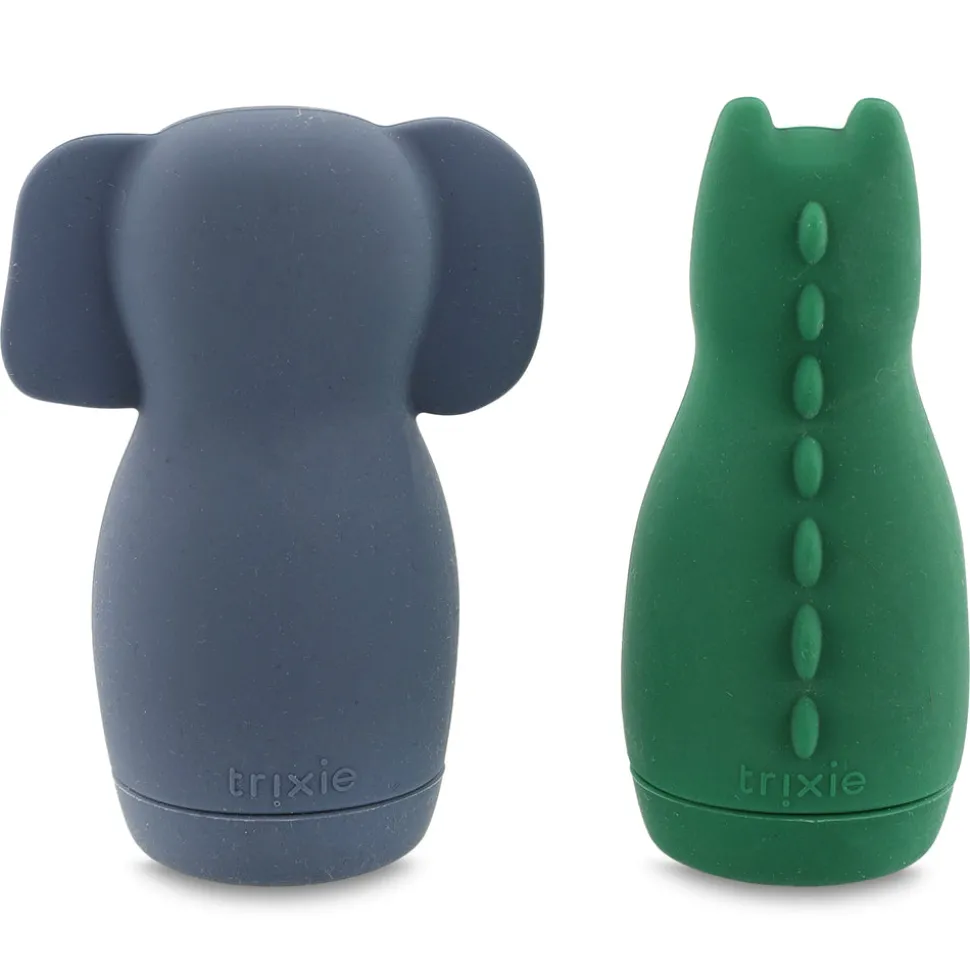 trixie_squeezy_animals_ba_2.webp Trixie Squeezy Animals Bath Toys - Mrs. Elephant & Mr. Crocodile