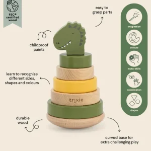 Trixie Stacking Toy - Mr. Dino