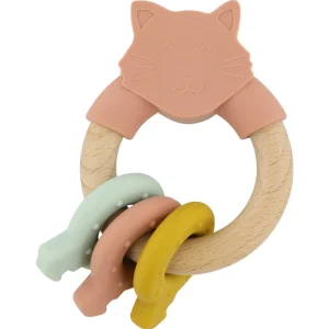 Trixie Wooden Silicone Activity Ring - Mrs. Cat