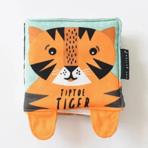 Wee Gallery Baby's First Soft Book - Tiptoe Tiger