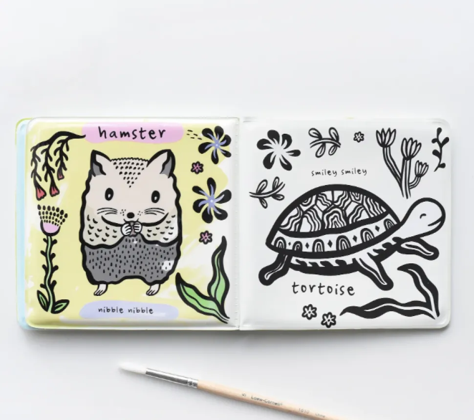 wee_gallery_bath_book__wh_1-2.webp Wee Gallery Bath Book - Who Loves Pets?