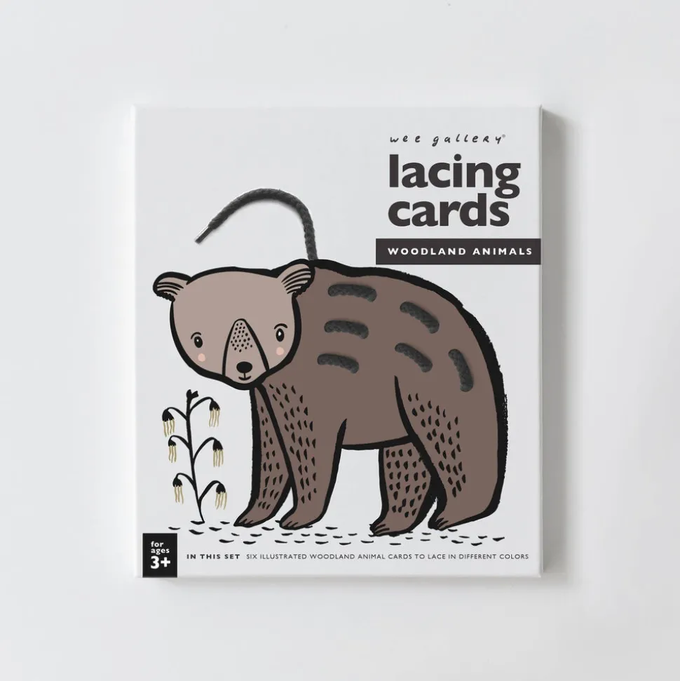 wee_gallery_lacing_cards__0.webp Wee Gallery Lacing Cards - Woodland Animals