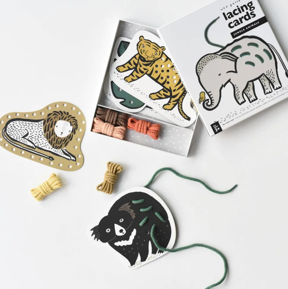 wee_gallery_lacing_cards__1-2.webp Wee Gallery Lacing Cards - Jungle Animals