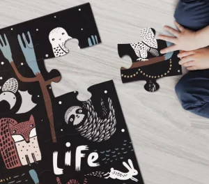 Wee Gallery Large Floor Puzzle - Night Life