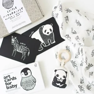 Wee Gallery Little Naturalist Gift Set - Black & White