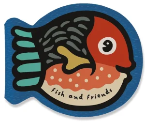 Wee Gallery Shaped Bath Book - Fish & Friends