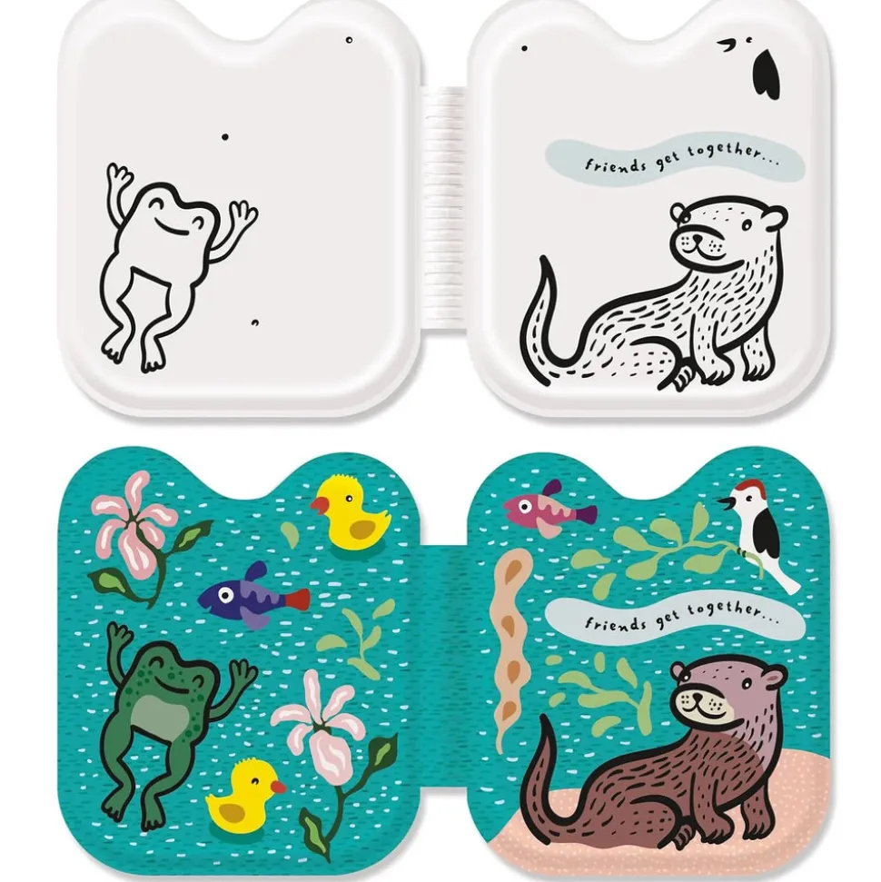 wee_gallery_shaped_bath_b_2-1.webp Wee Gallery Shaped Bath Book - Frog & Friends