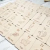Wooden Alphabet Flashcards