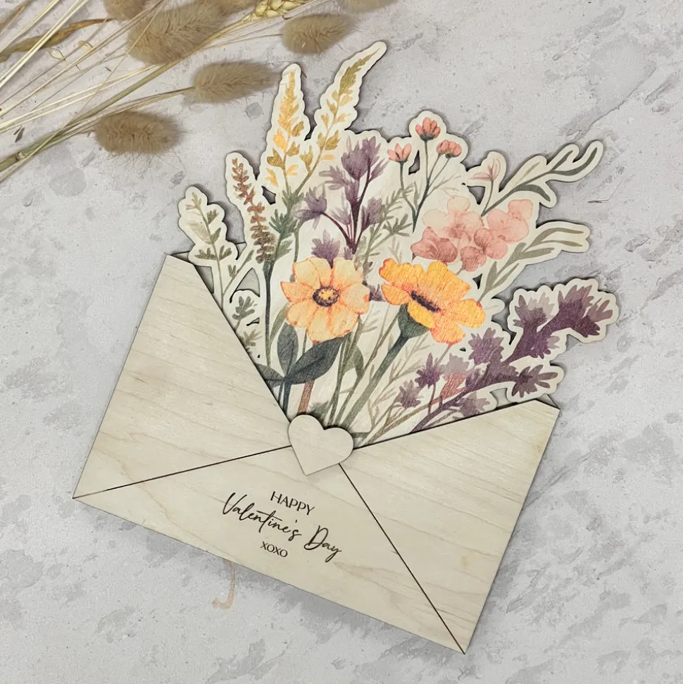 wooden_envelope_with_prin_3.webp Wooden Envelope with Printed Flowers - Large Bouquet